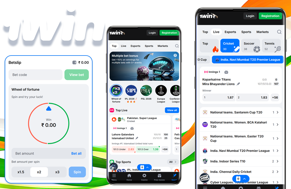 1win Betting Options in India